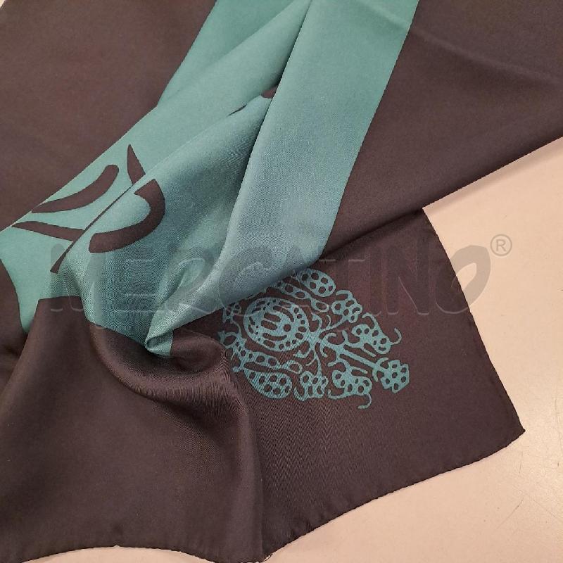 FOULARD DONDUP SETA VERDE NERO | Mercatino dell'Usato Bologna 4
