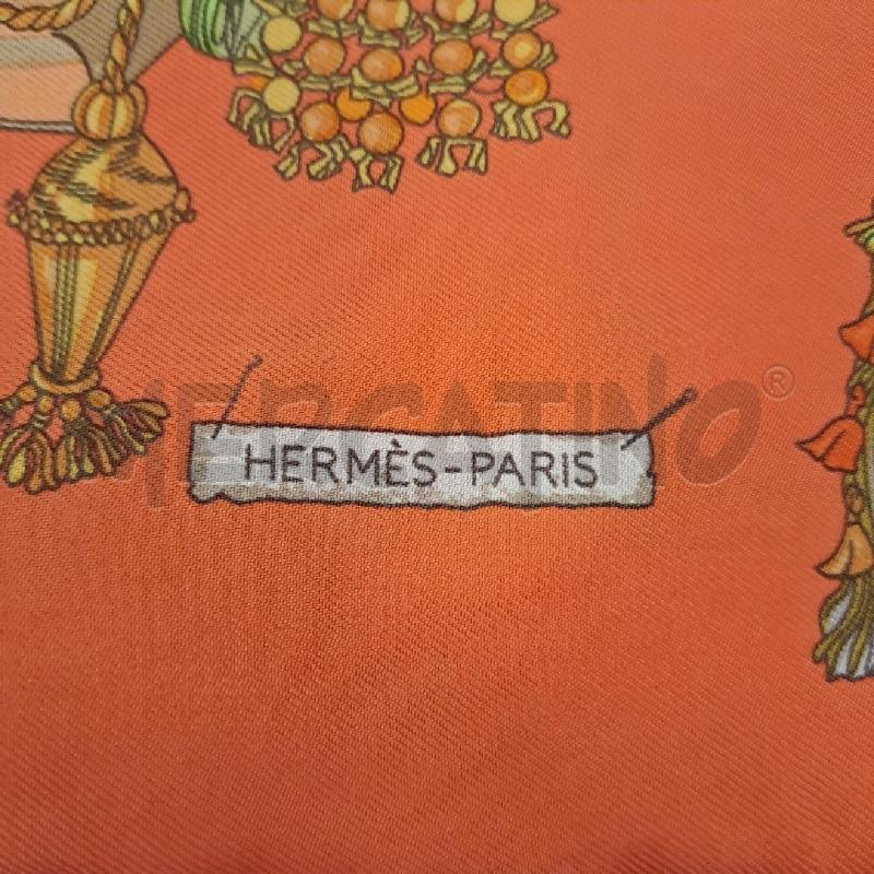 FOULARD GAVROCHE HERMES 45 PASSEMENTERIE ARANCIO LIME | Mercatino dell'Usato Bologna 5