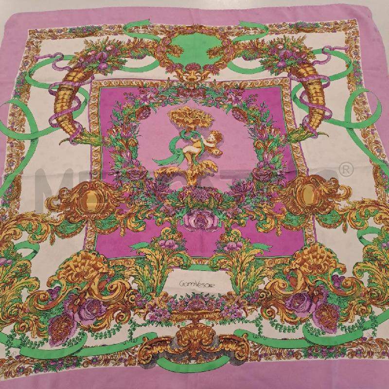 FOULARD GIANNI VERSACE ROSA FANTASIA | Mercatino dell'Usato Bologna 1
