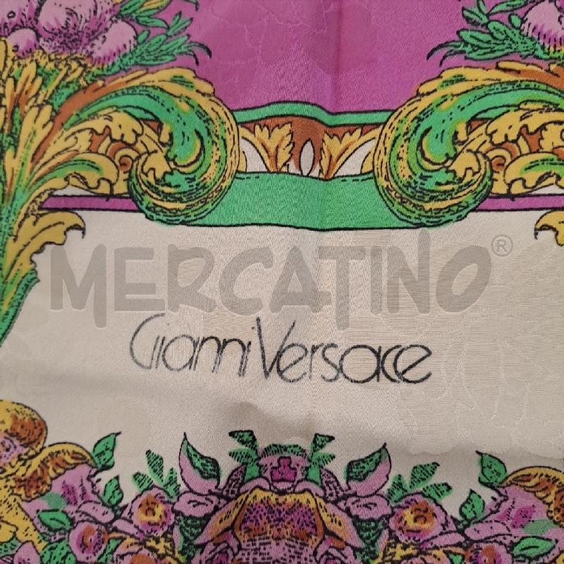FOULARD GIANNI VERSACE ROSA FANTASIA | Mercatino dell'Usato Bologna 2