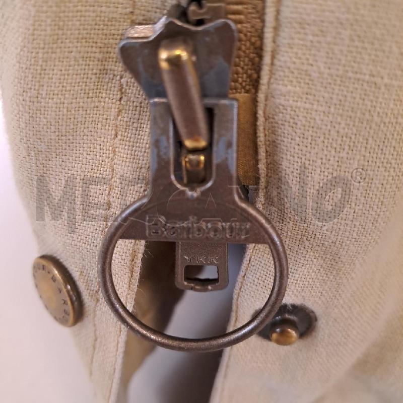 GIACCA DONNA BARBOUR LINO SABBIA | Mercatino dell'Usato Bologna 4