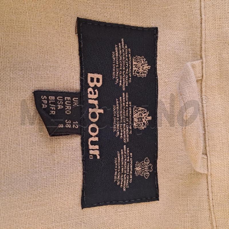 GIACCA DONNA BARBOUR LINO SABBIA | Mercatino dell'Usato Bologna 5