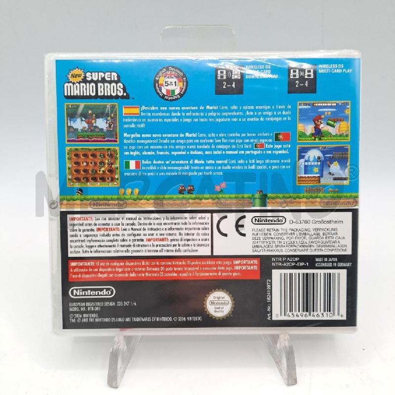 GIOCO NINTENDO DS NEW SUPERMARIO BROS SIGILLATO | Mercatino dell'Usato Bologna 2