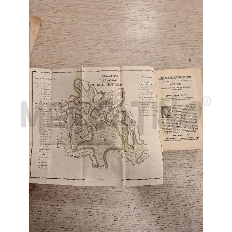 GUIDA METODICA DI ROMA     GIUSEPPE MELCHIORRI   ROMA 1856 | Mercatino dell'Usato Bologna 5