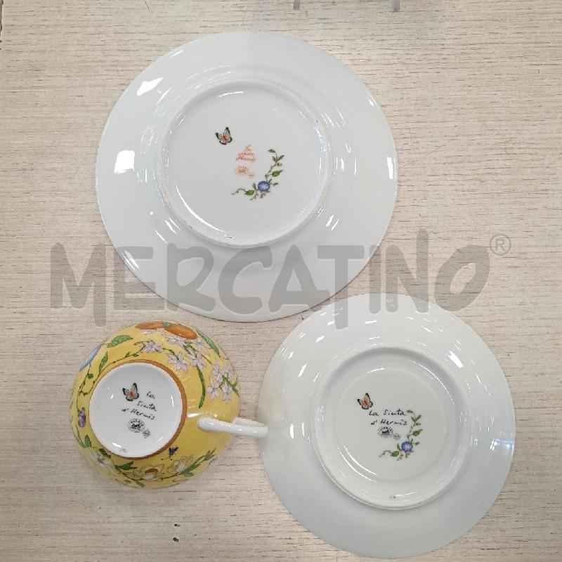 HERMES TAZZA CON PIATTINO E PIATTO SERIE SIESTA | Mercatino dell'Usato Bologna 4