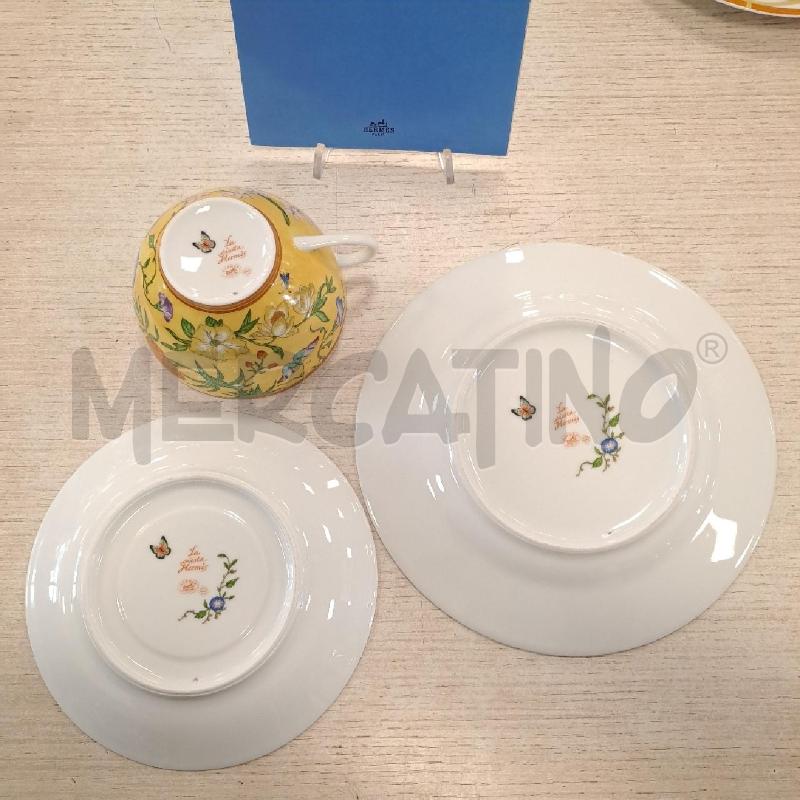 HERMES TAZZA CON PIATTINO E PIATTO SERIE SIESTA   | Mercatino dell'Usato Bologna 4