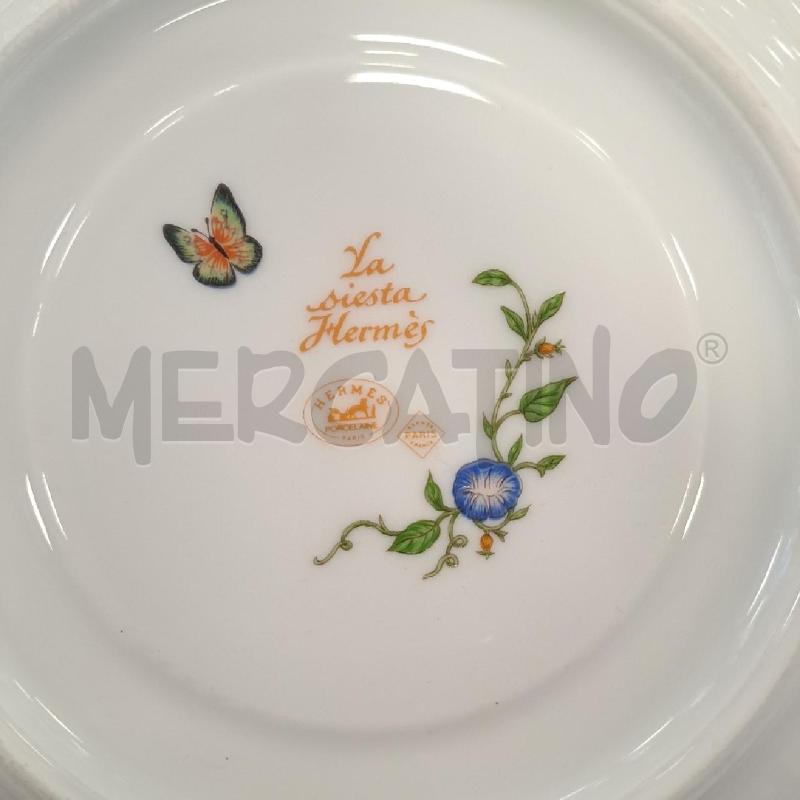 HERMES TAZZA CON PIATTINO E PIATTO SERIE SIESTA   | Mercatino dell'Usato Bologna 5
