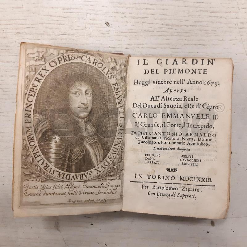 IL GIARDIN DEL PIEMONTE   TORINO 1673 | Mercatino dell'Usato Bologna 1