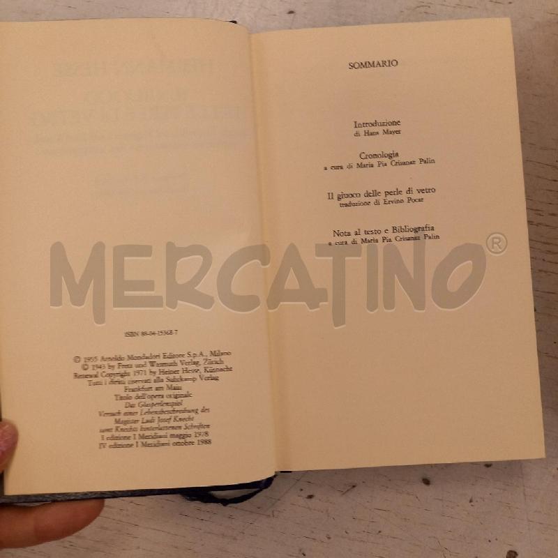 IL GIUOCO DELLE PERLE DI VETRO    HESSE | Mercatino dell'Usato Bologna 2