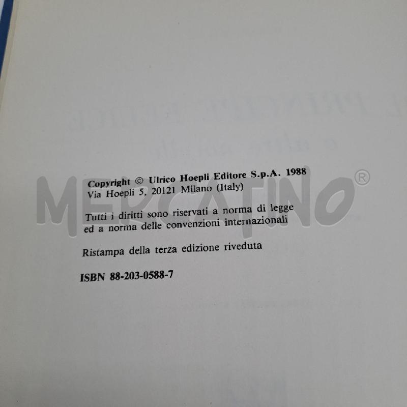 IL PRINCIPE E ALTRE NOVELLE OSCAR WILDE HOEPLI 1988 | Mercatino dell'Usato Bologna 3