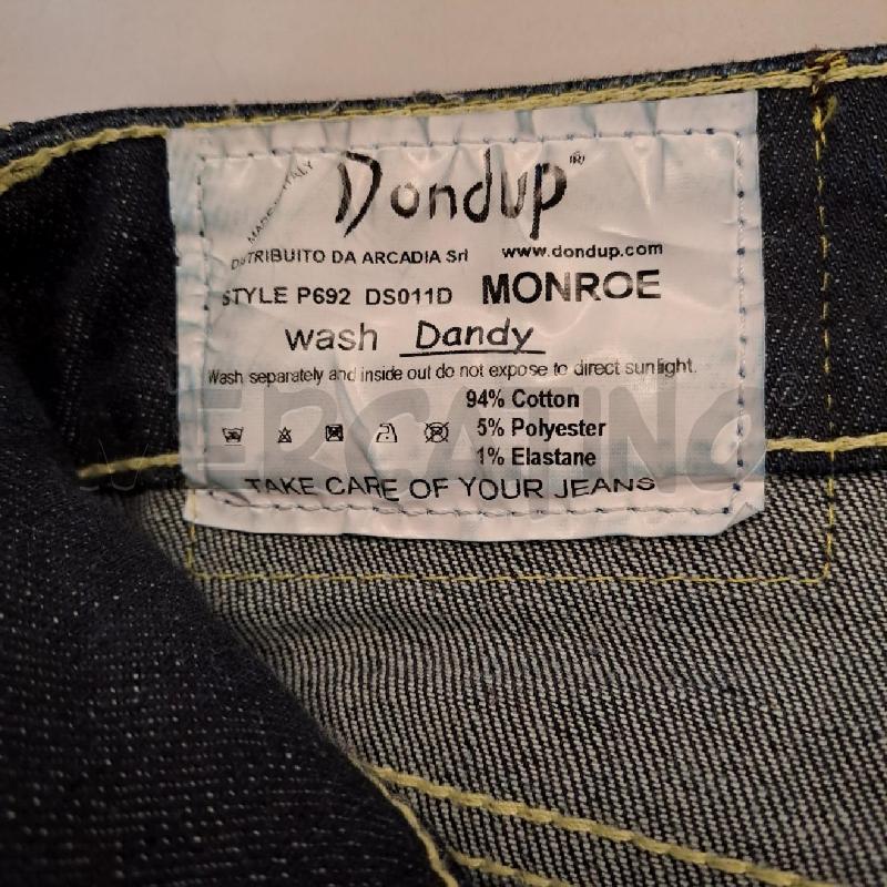 JEANS DONNA DONDUP MONROE BLU SCURO  | Mercatino dell'Usato Bologna 5