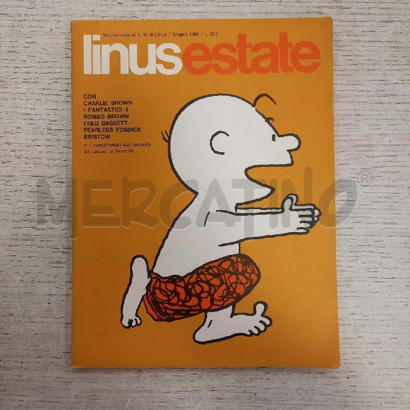 LINUS ESTATE SUPPLEMENTO N. 15 GIUGNO 1966 | Mercatino dell'Usato Bologna 1