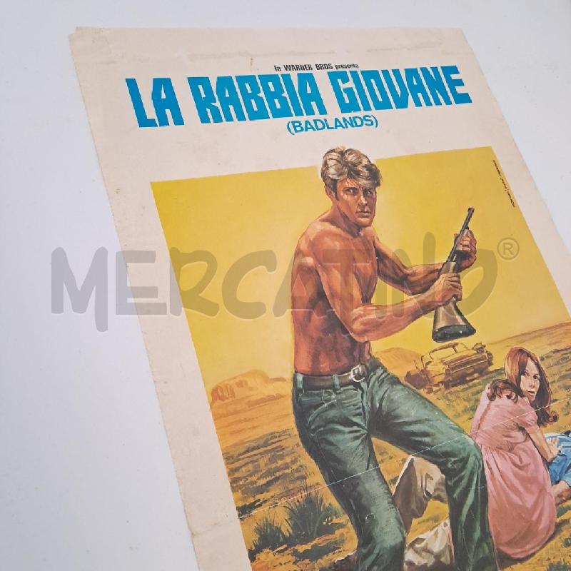 LOCANDINA LA RABBIA GIOVANE ORIGINALE 1976 | Mercatino dell'Usato Bologna 4