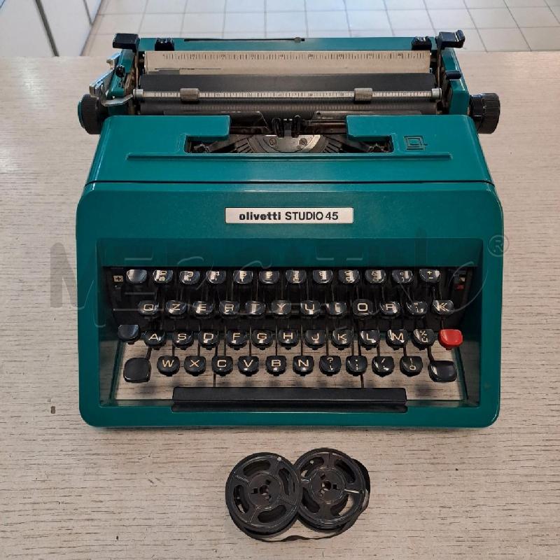 MACCHINA DA SCRIVERE OLIVETTI STUDIO 45 VERDE | Mercatino dell'Usato Bologna 1