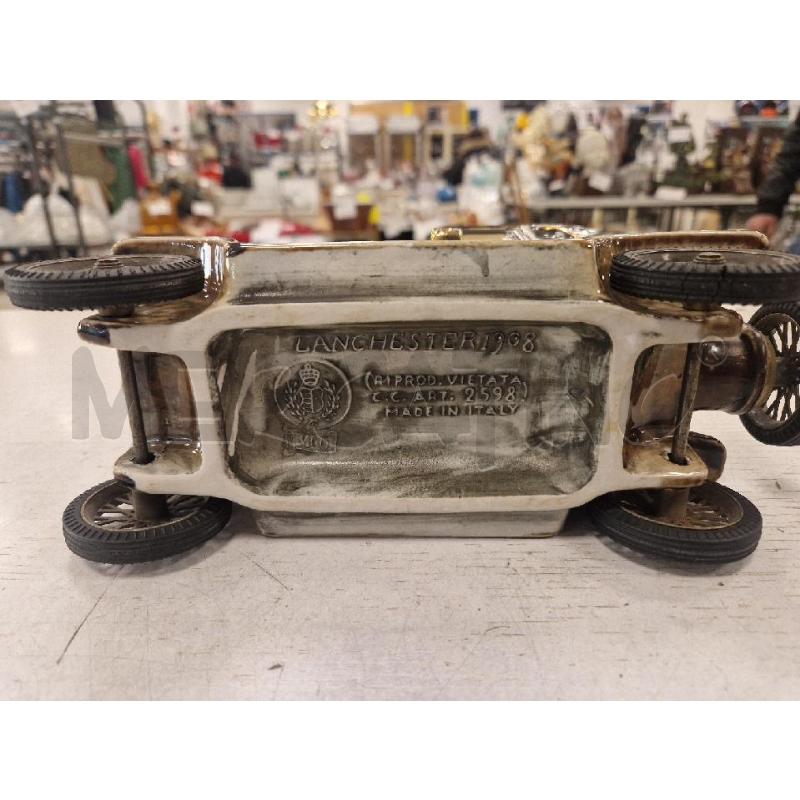 MACCHININA BOTTIGLIA IN CERAMICA LANCHESTER 1908  | Mercatino dell'Usato Bologna 4