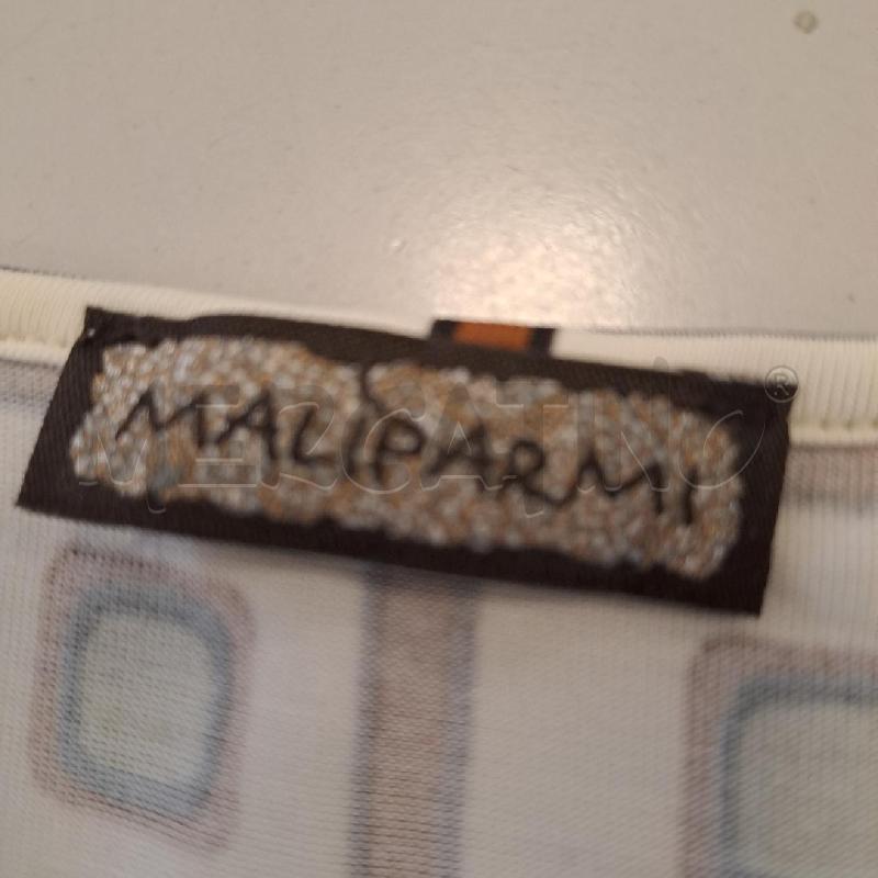 MAGLIA DONNA MALIPARMI CREMA E DISEGNI  | Mercatino dell'Usato Bologna 2