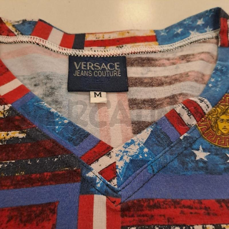 MAGLIA DONNA VERSACE STAMPA BANDIERA  | Mercatino dell'Usato Bologna 2