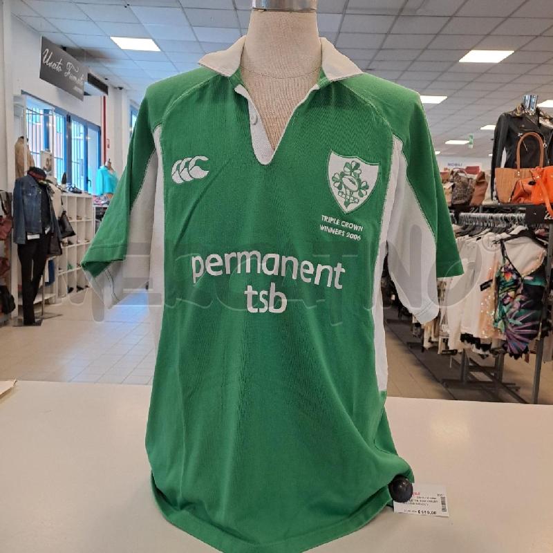 MAGLIETTA UOMO RUGBY IRELAND BIANCO VERDE | Mercatino dell'Usato Bologna 1