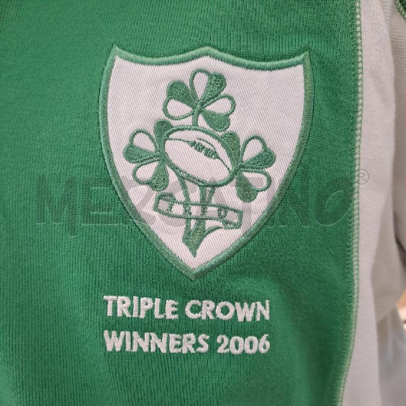 MAGLIETTA UOMO RUGBY IRELAND BIANCO VERDE | Mercatino dell'Usato Bologna 4