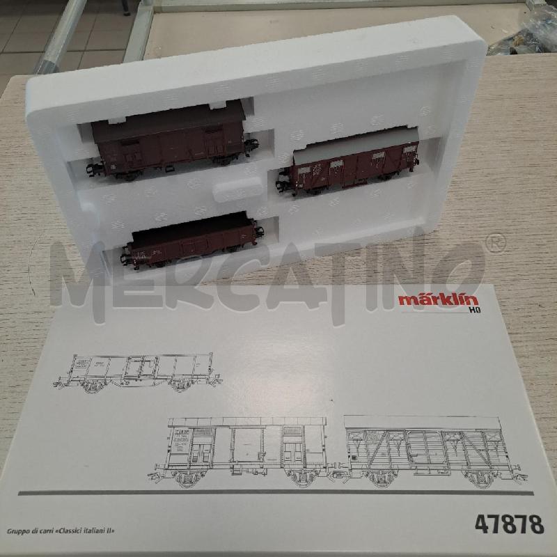 MARKLIN   47878 CONVOGLIO  3 VAGONI  | Mercatino dell'Usato Bologna 3