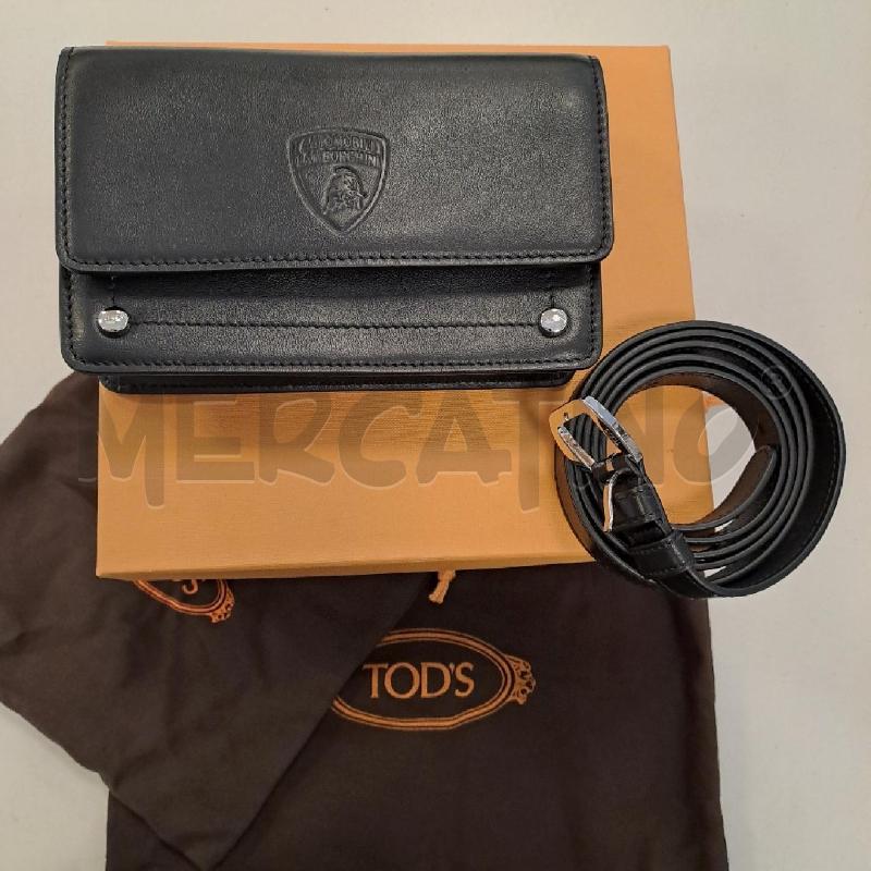 MARSUPIO MICRO TOD'S PER LAMBORGHINI NERO PELLE | Mercatino dell'Usato Bologna 2