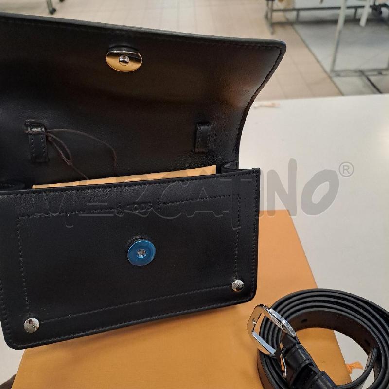 MARSUPIO MICRO TOD'S PER LAMBORGHINI NERO PELLE | Mercatino dell'Usato Bologna 3