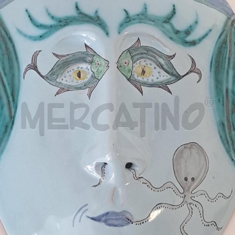 MASCHERA CERAMICA PITIGLIANO  VISO DI DONNA | Mercatino dell'Usato Bologna 5