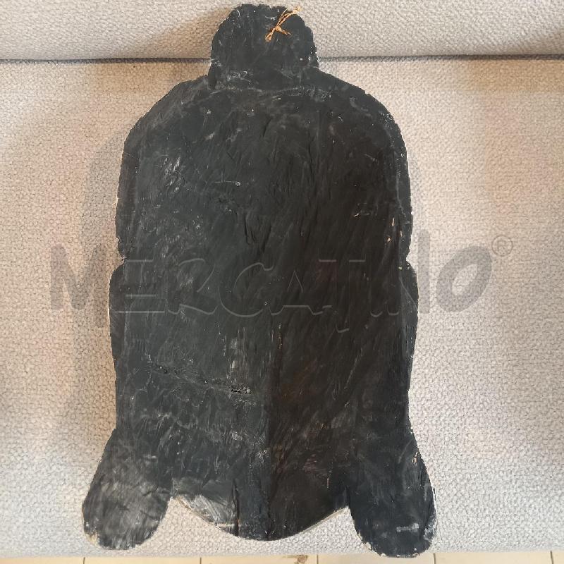 MASCHERA LEGNO ARGENTATA BUDDAH | Mercatino dell'Usato Bologna 4