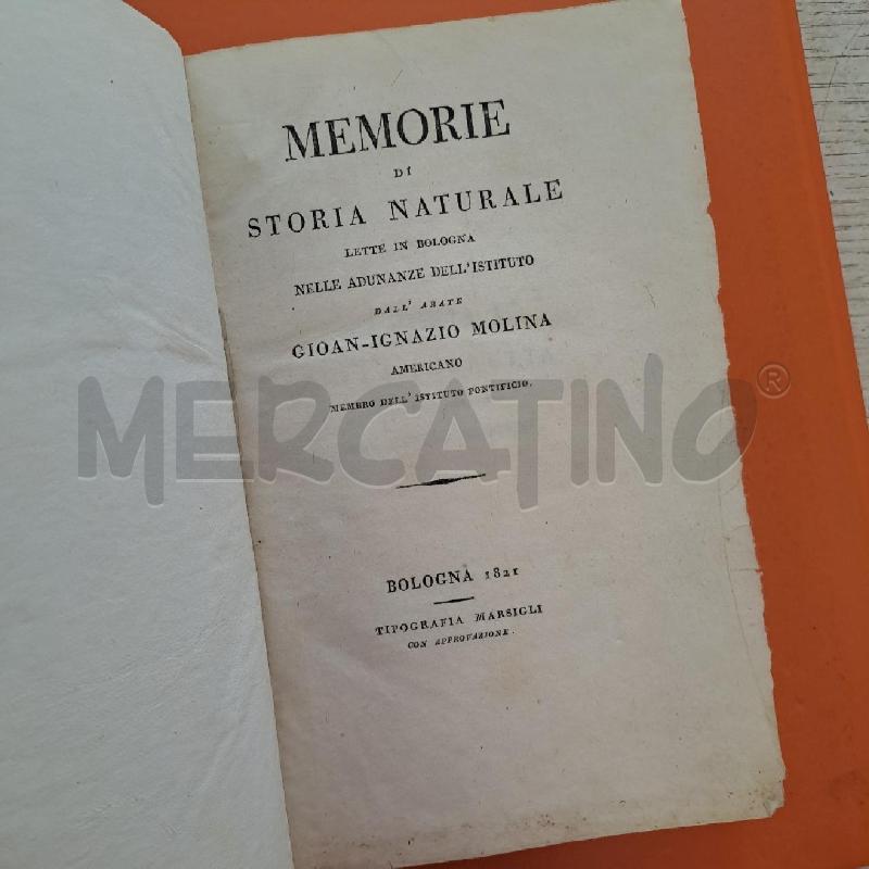 MEMORIE DI STORIA NATURALE  | Mercatino dell'Usato Bologna 1