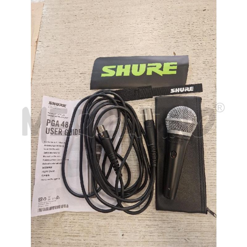 MICROFONO SHURE PGA48 | Mercatino dell'Usato Bologna 3