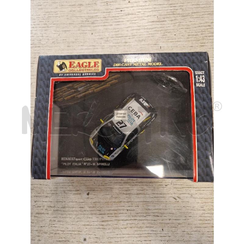 MODELLINO AUTO CLIO TROPHY 1/43 EAGLE COLLECTIBLES | Mercatino dell'Usato Bologna 2