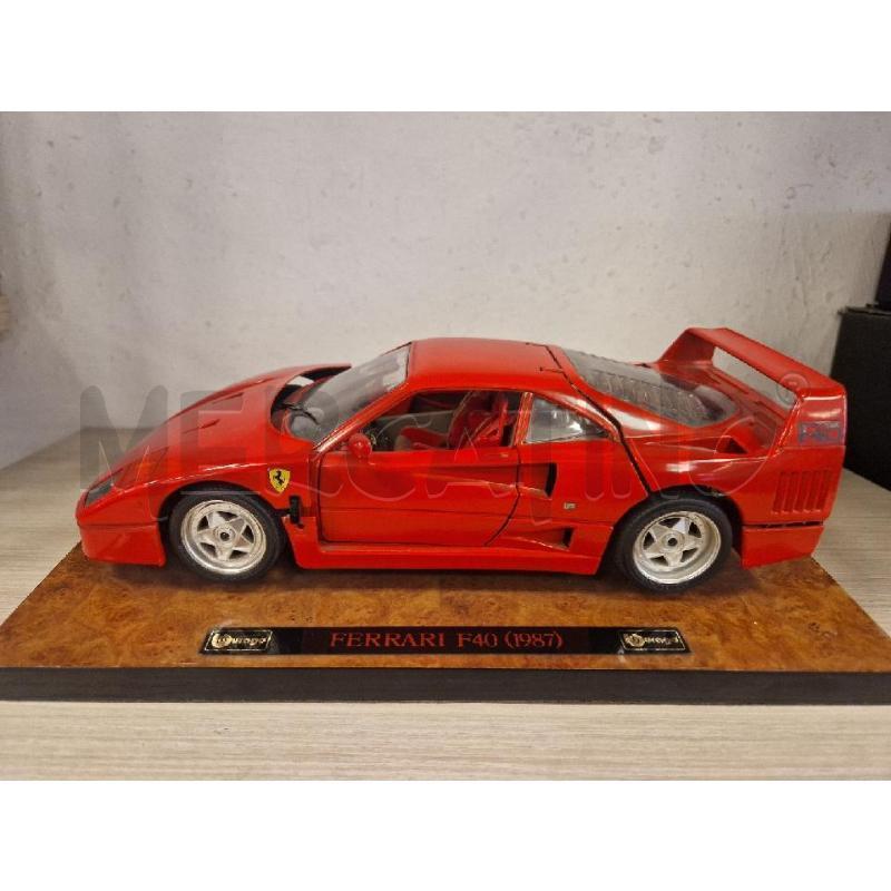 MODELLINO FERRARI F40 BBURAGO 1/18   MADE IN ITALY | Mercatino dell'Usato Bologna 5