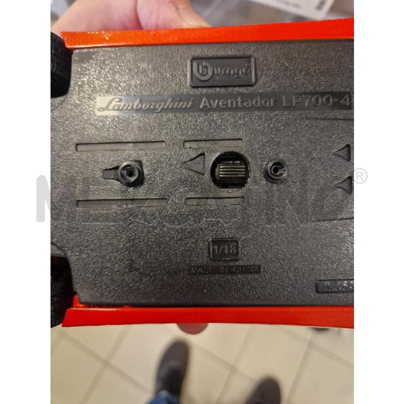 MODELLINO LAMBORGHINI AVENTADOR BURAGO 1/18  | Mercatino dell'Usato Bologna 4