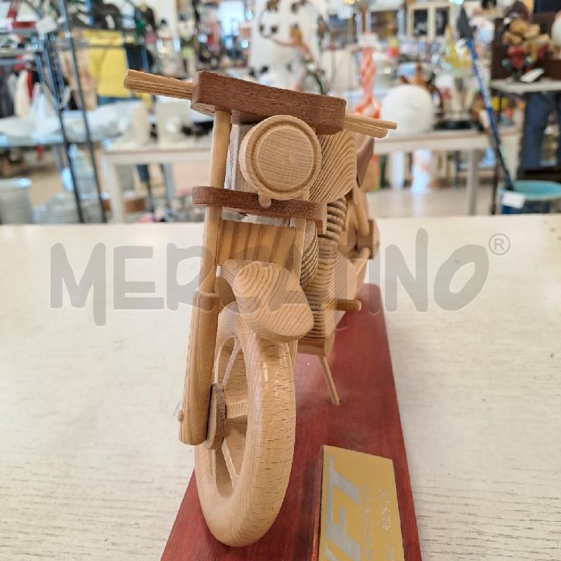 MODELLINO MOTO LEGNO VFT | Mercatino dell'Usato Bologna 5