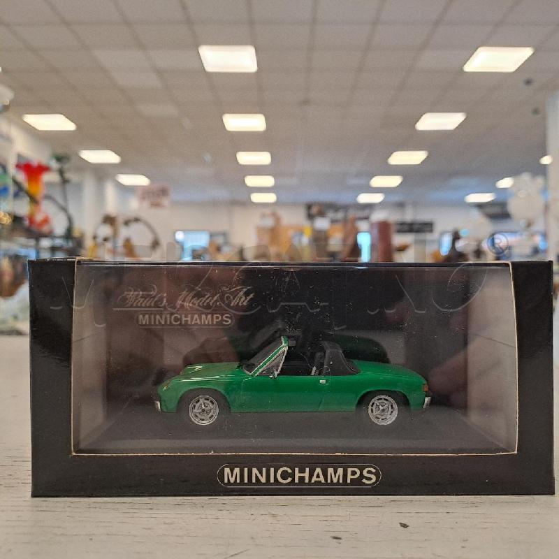 MODELLINO PORSCHE 914  VERDE MINICHAMPS | Mercatino dell'Usato Bologna 1