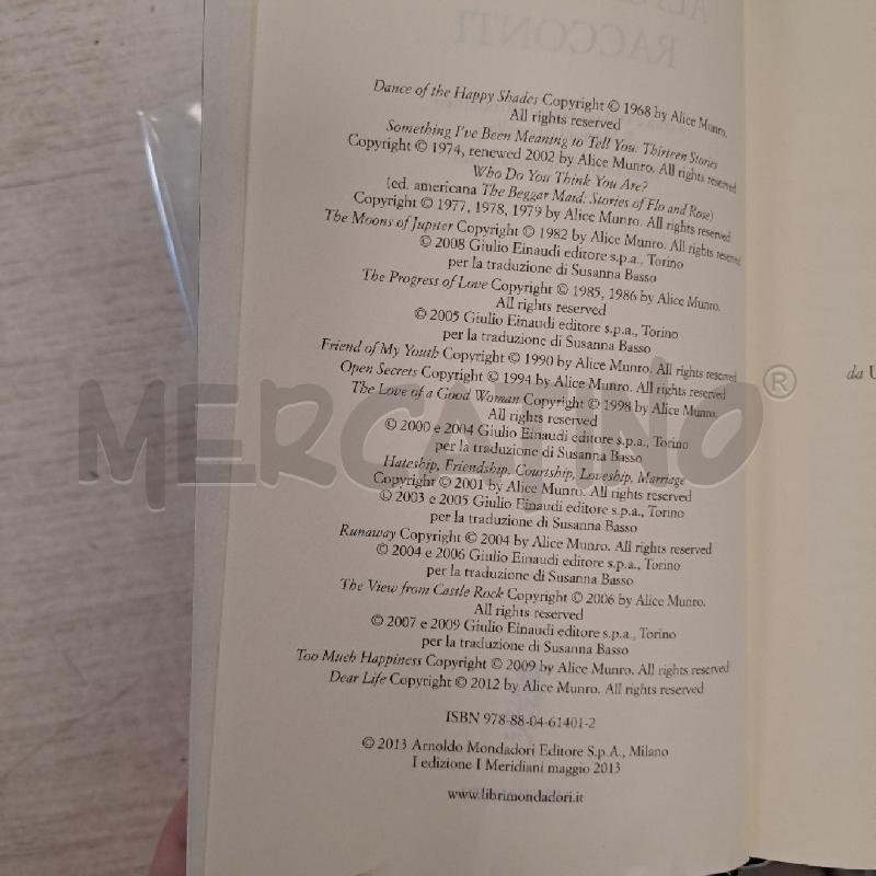 MUNRO RACCONTI | Mercatino dell'Usato Bologna 3
