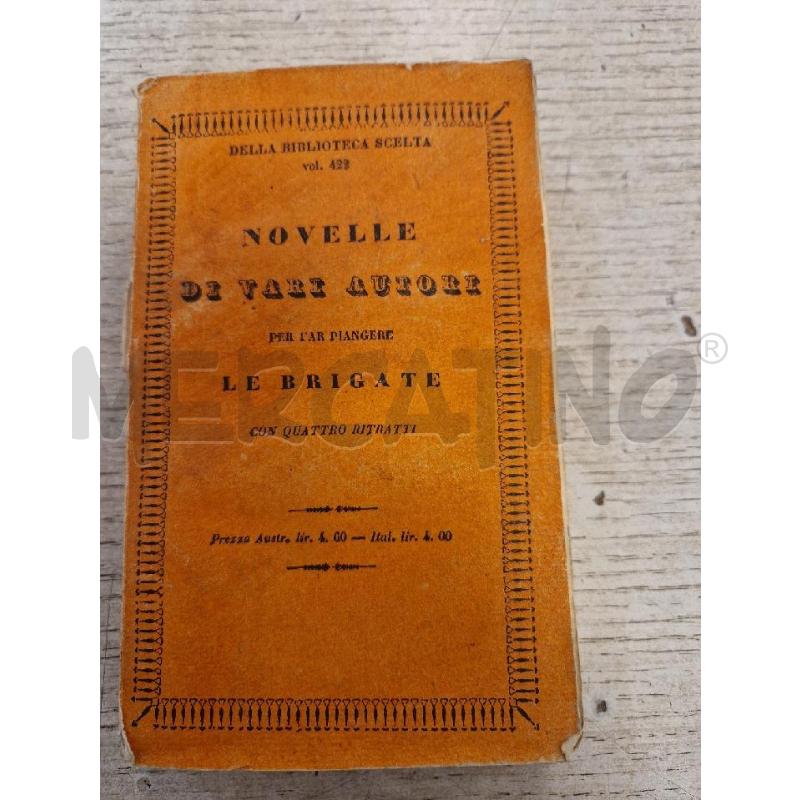 NOVELLEDI VARI AUTORI PER FARPIANGERE LE BRIGATE  | Mercatino dell'Usato Bologna 1