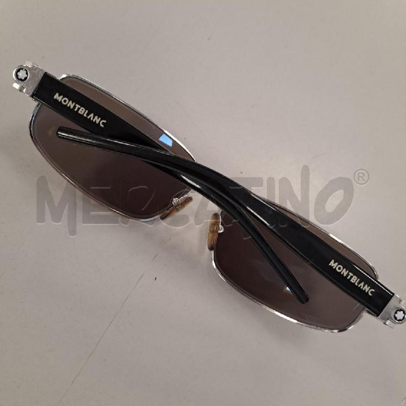 OCCHIALI UOMO MONTBLANC CROMO E NERO | Mercatino dell'Usato Bologna 2
