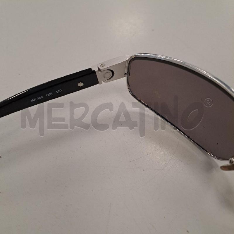 OCCHIALI UOMO MONTBLANC CROMO E NERO | Mercatino dell'Usato Bologna 5