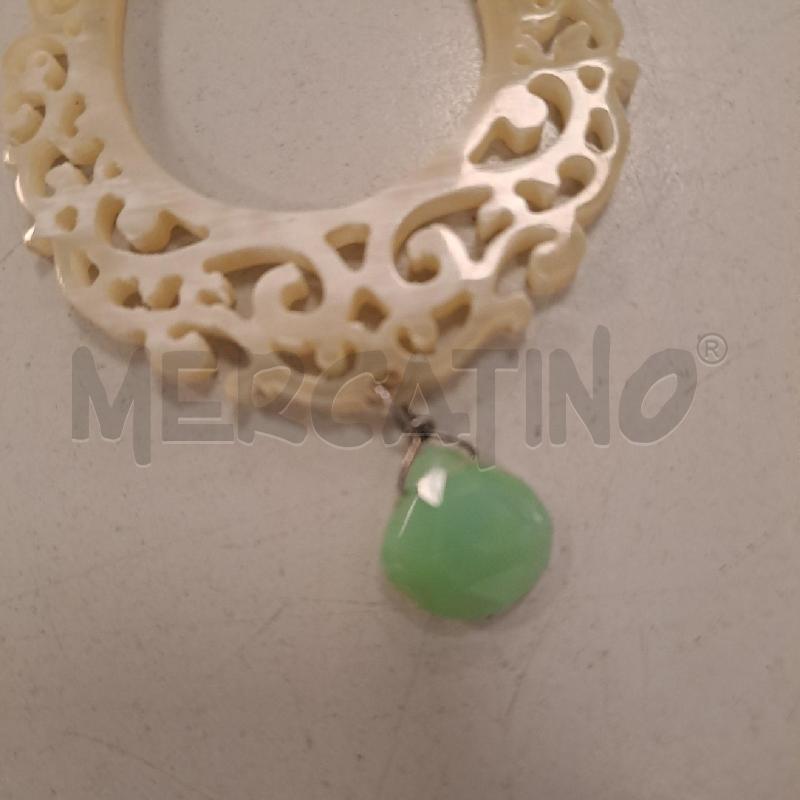 ORECCHINI PENDENTI OSSO | Mercatino dell'Usato Bologna 3