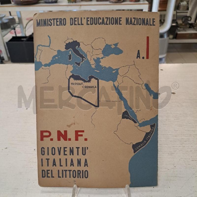PAGELLA PNF 1940 | Mercatino dell'Usato Bologna 3