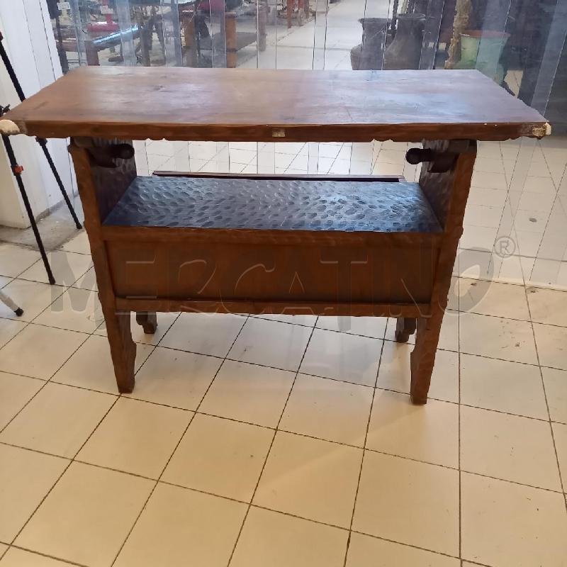 PANCA CON CASSETTO LEGNO  | Mercatino dell'Usato Bologna 4