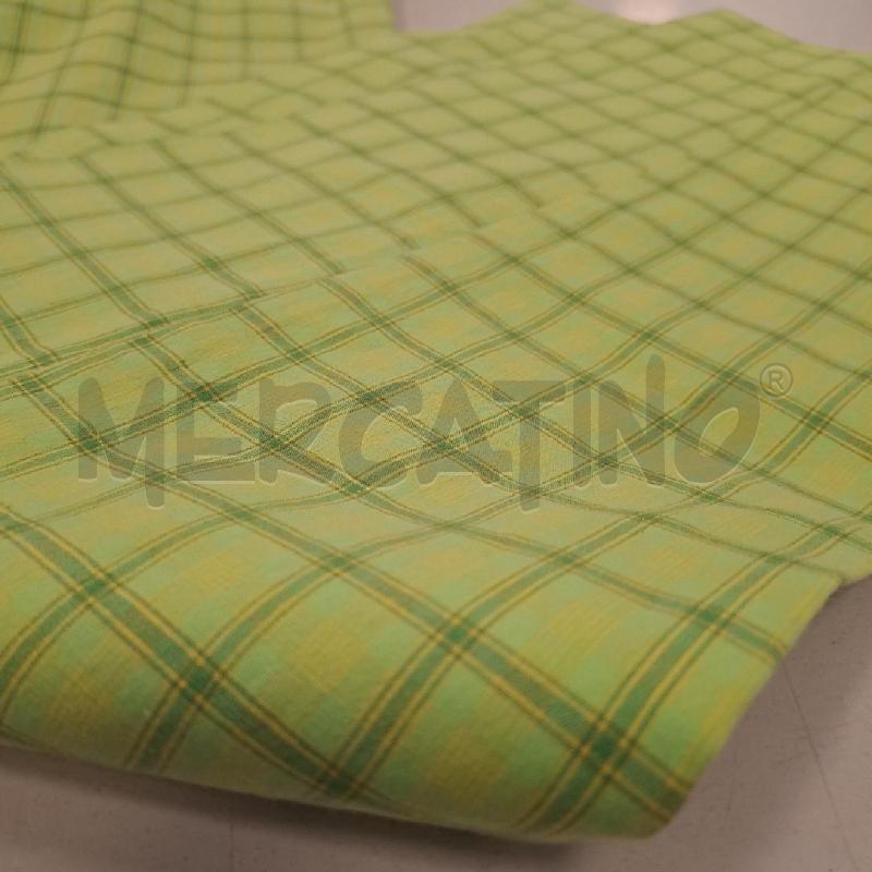 PANTALONE DONNA KENZO JUNGLE SCOZZESE VERDE GIALLO | Mercatino dell'Usato Bologna 2