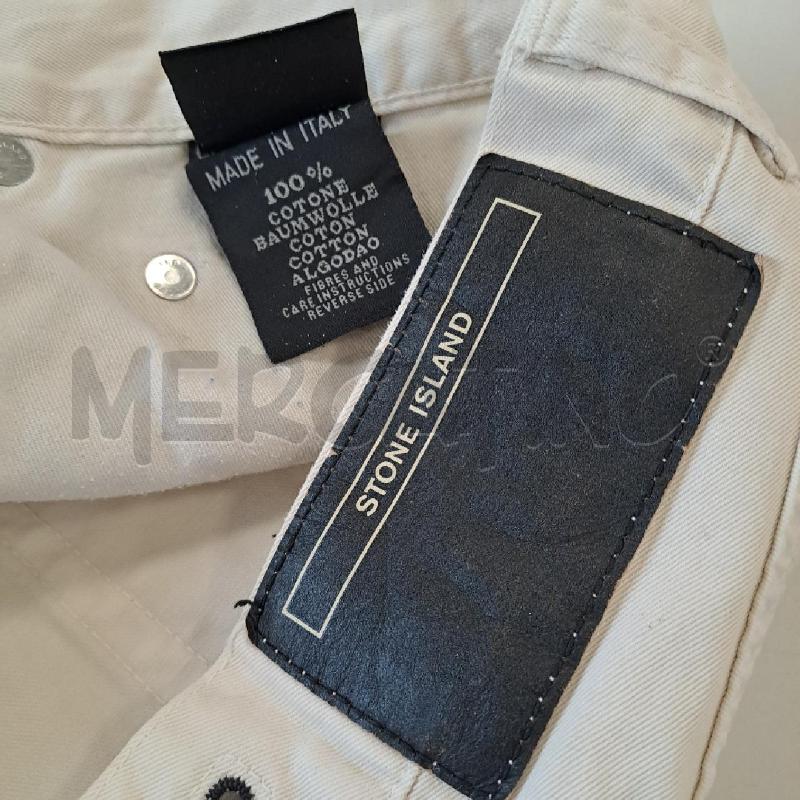 PANTALONE DONNA STONE ISLAND BEIGE | Mercatino dell'Usato Bologna 4