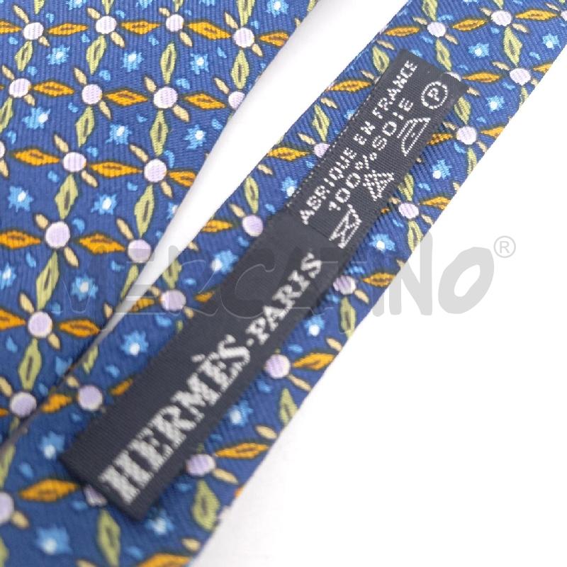 PAPILLON HERMES BLU E GRIGIO | Mercatino dell'Usato Bologna 3