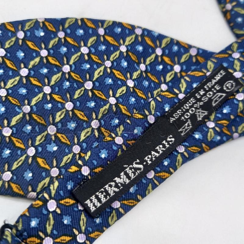PAPILLON HERMES BLU E GRIGIO | Mercatino dell'Usato Bologna 5
