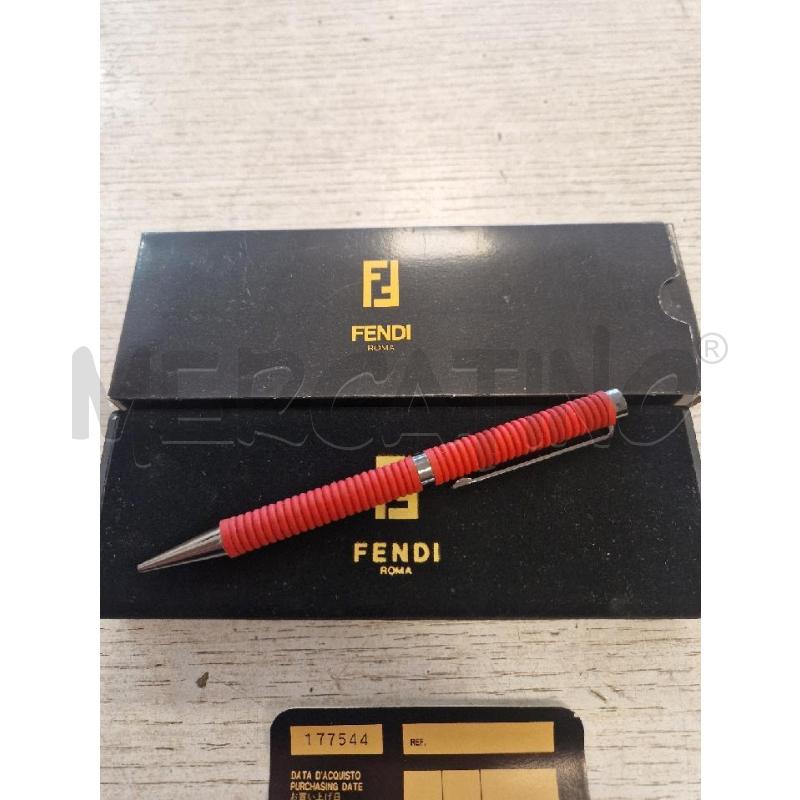 PENNA A SFERA FENDI ROSSA  | Mercatino dell'Usato Bologna 3