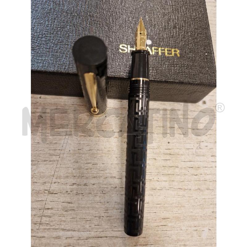 PENNA STILOGRAFICA SHEAFFER NERA RESINA LAVORAT | Mercatino dell'Usato Bologna 3