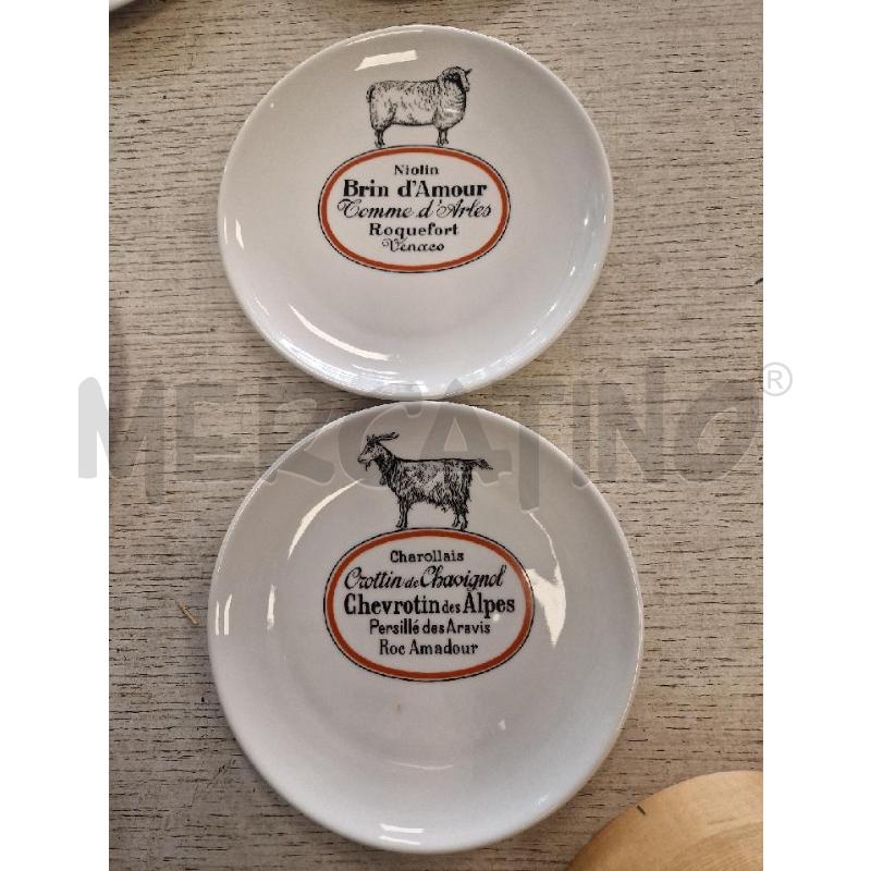 PIATTI PZ. 6  PORCELAINE D'AUTEUIL FROMAGES | Mercatino dell'Usato Bologna 4