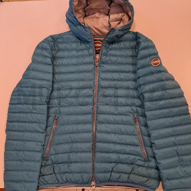 PIUMINO UOMO COLMAR TURCHESE SCURO CON CAPPUCCIO | Mercatino dell'Usato Bologna 1
